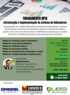 Curso Indito KPIs - Estruturao e Implementao do sistema de Indicadores - On-line