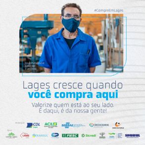 SIMMMEL apoia a campanha Lages cresce quando voc compra aqui