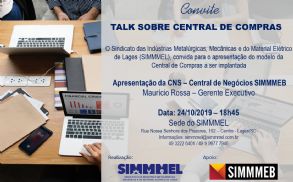 Convite: Talk sobre implantao da Central de Compras do SIMMMEL - No fique de fora!