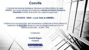 Convite: Reunio de Diretoria e Associados - SIMMMEL