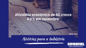 Atividade econmica de SC cresce 4,2% em novembro 