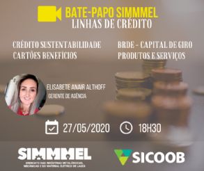 Bate-Papo SIMMMEL/SICOOB - Linhas de crdito