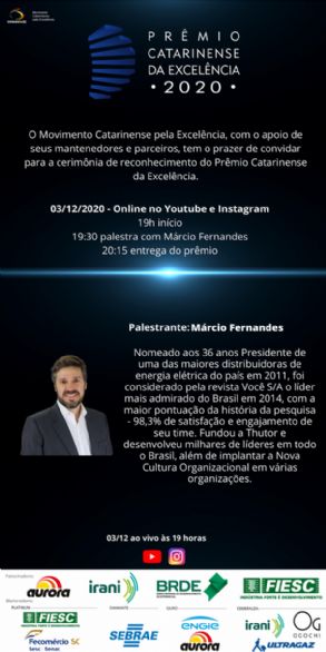 SIMMMEL, ser uma da empresas reconhecidas no Prmio Catarinense da Excelncia no prximo dia 03/12