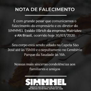 Nota de Falecimento