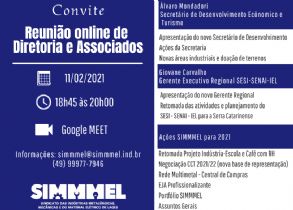 Convite Reunio online de Diretoria e Associados - Importante participao!